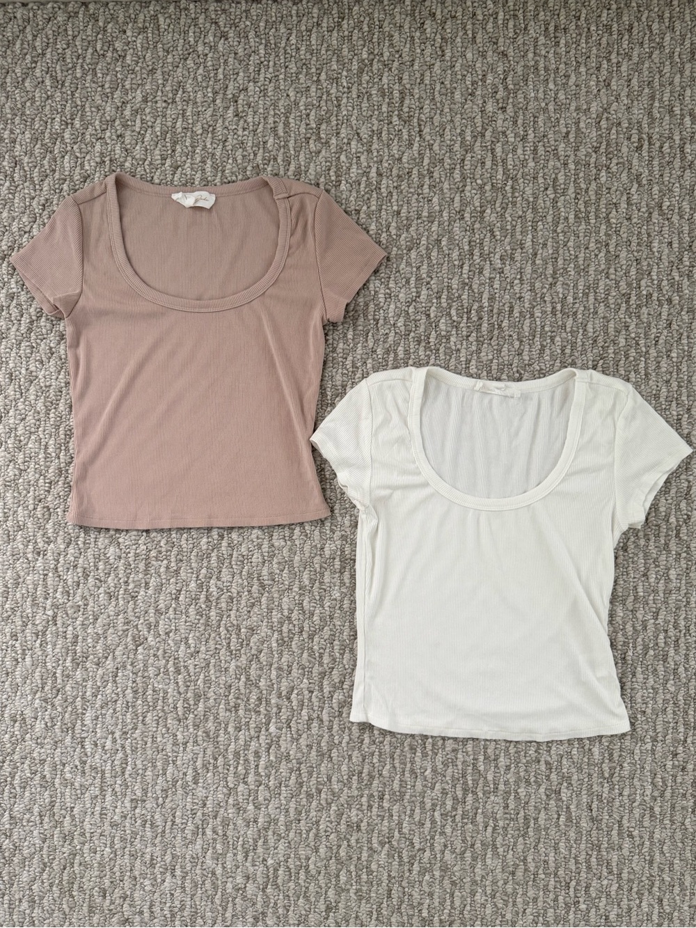 Bundle of Ribbed Tees